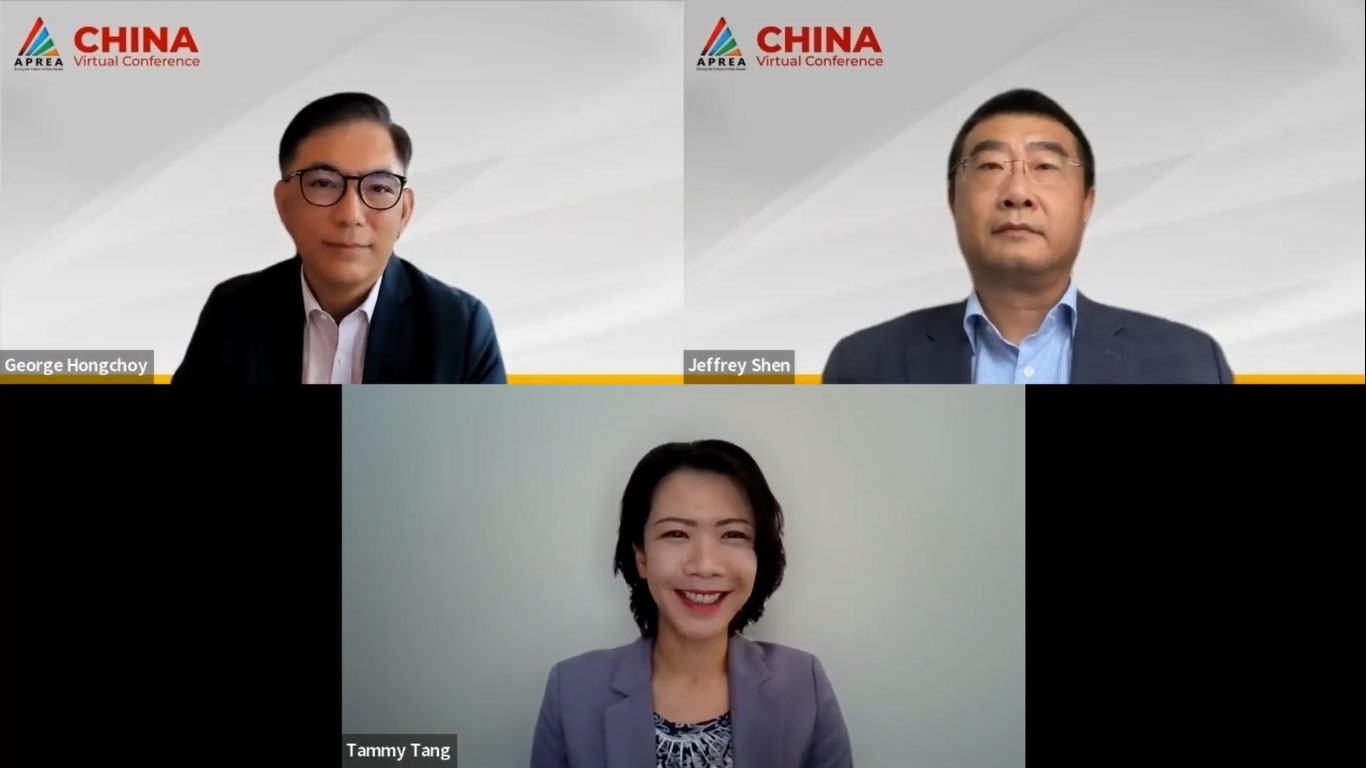 CEO Interview with George Hongchoy (Link Asset Management Limited) and Jeffrey Shen (ESR), interviewed by Tammy Tang (Colliers China) – access for APREA members only